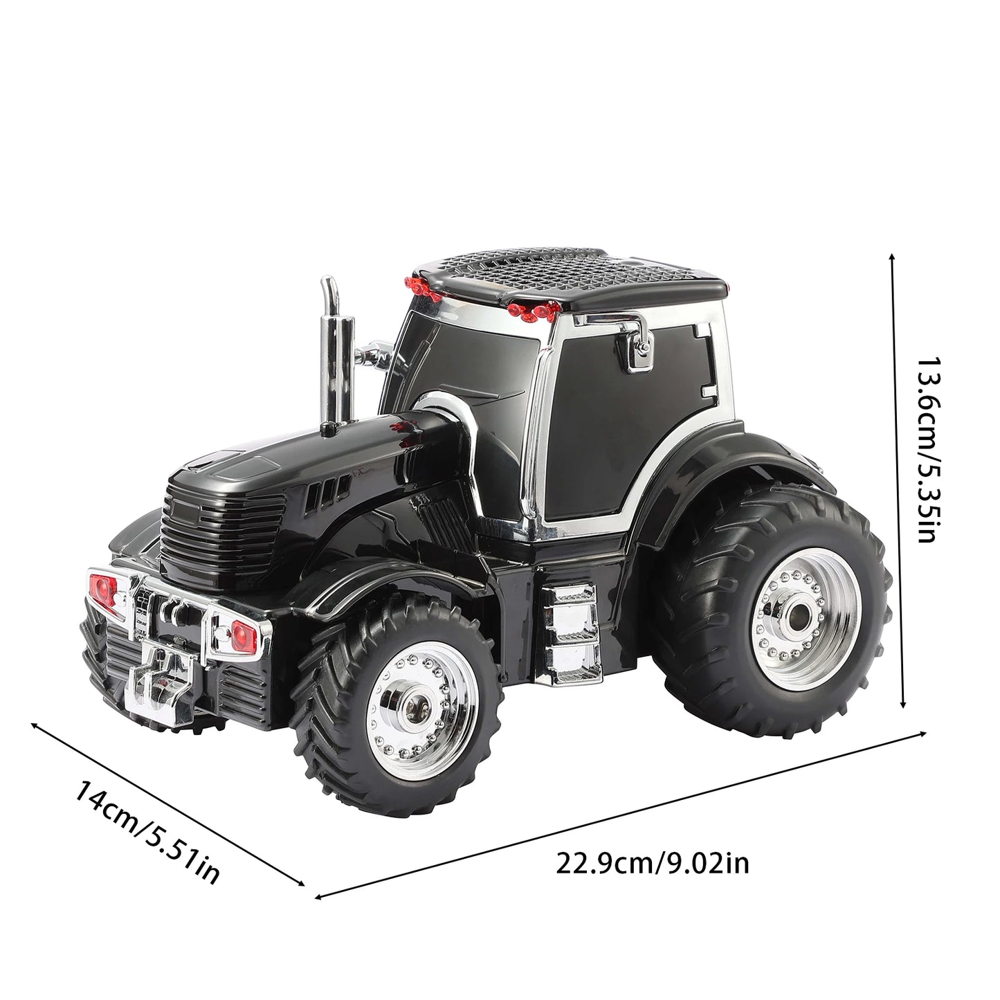 [WSTER] USB/TF Compatible Access Lamborghini Retro Tractor Bluetooth Speaker Subwoofer Multiple Playback Decoration Holiday Gift