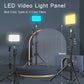 LED Photography Video Light Panel Lighting Photo Studio Lamp Kit With Tripod Stand RGB Filters For Shoot Live Streaming Youbube