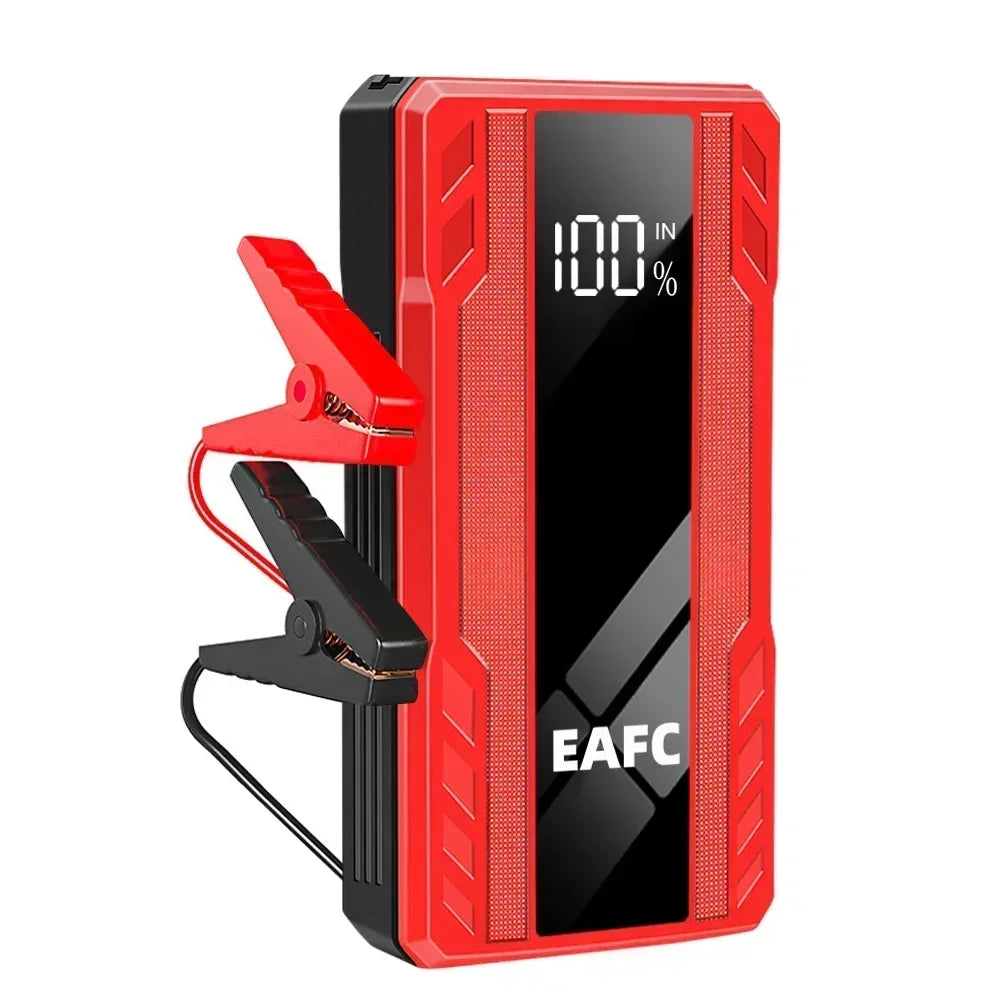 EAFC 1000A/1200A Jump Starter Power Bank Portable Charger Starting Device for 3.0L Emergency Car Battery Jump Starter