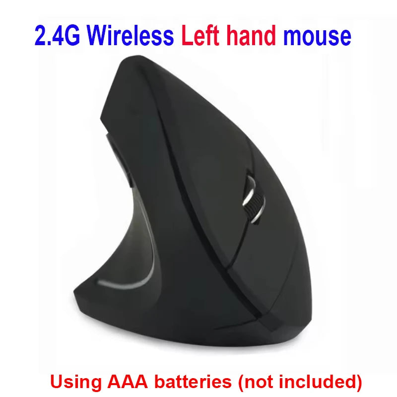 Left Right Hand Vertical Mouse Ergonomic Wireless with Bluetooth Double Mode Mouse Computer PC Mice Rechargeable Gaming Mouse