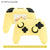 GeekShare PS5 Controller Case Set Silicone Cute Cat Thumb Grip Caps + PS5 Controller Shell Cover + Stiker For SONY Playstation 5
