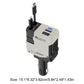 4 in 1 Retractable Car Charger Fast Car Phone Charger Super Fast Car Phone Charger USB C Car Charger for IPhone/Samsung/Huawei