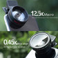 Professional Super Wide-Angle + Macro HD Lens 0.45X 49UV Super Wide-Angle + Macro HD Lens for iPhone Android