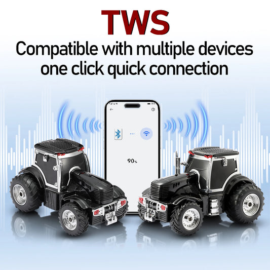 [WSTER] USB/TF Compatible Access Lamborghini Retro Tractor Bluetooth Speaker Subwoofer Multiple Playback Decoration Holiday Gift