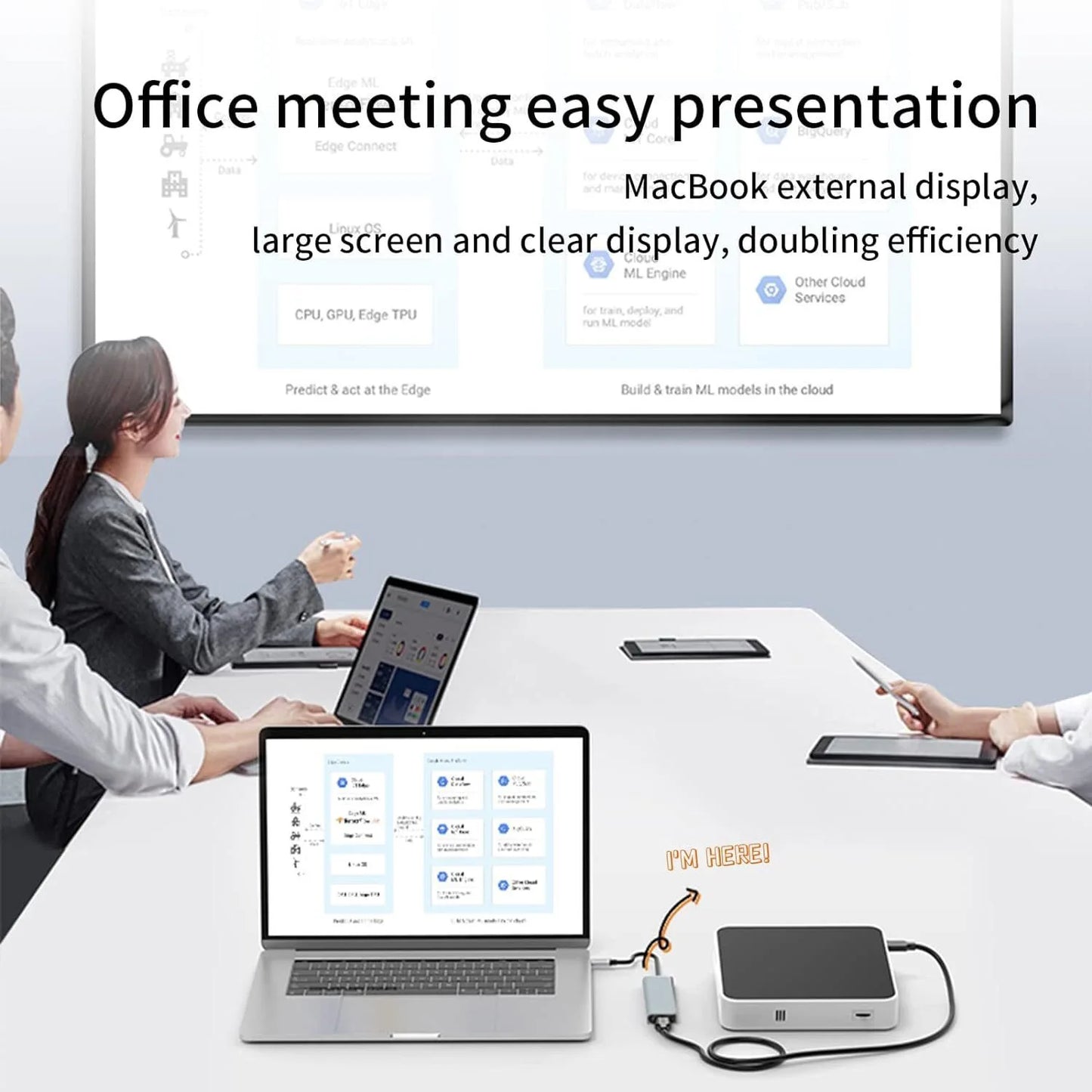 USB C HUB 6 in 1 USB C Adapter with 4K HDMI 100W PD USB 3.0 SD/TF Card Reader MacBook pro air ipad iphone15 typec