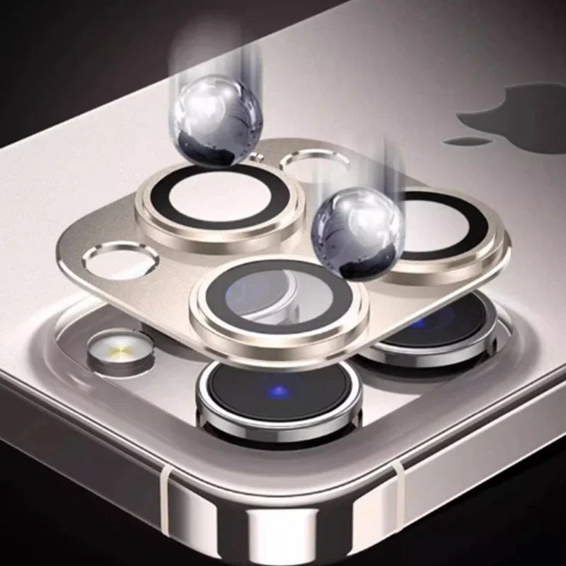 Camera Lens Protector For IPhone 15 16 Pro Max Metal Lens Ring Case Glass For IPhone 16 15 Plus 15 Pro Max Protective Lens Cap