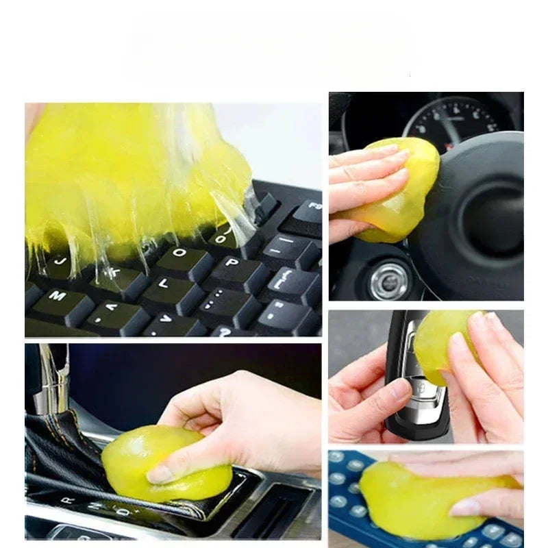 150g Super Dust Clean Clay Dust Keyboard Cleaner Slime Toys Cleaning Gel Car Gel Mud Putty Kit USB for Laptop Cleanser Glue