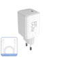 65W USB-C Power Charger PD3.0/PPS Super Fast Charger for iPhone iPad Samsung OnePlus Wall Quick Charge Adapter TypeC Cable EU