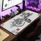 Dragon Large Gaming Mousepad XXL Keyboard Gamer Mousemice Pad Speed Non-slip base Desk Mat Anime 900x400 Rubber Table Mats