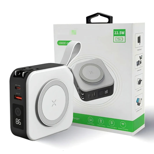 magsafe portable power banks  Mobile external battery  fast wireless charger with cable foldable plug eu baseus bateria