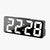 LED Digital Alarm Clock Living Room Bedroom Electronic Desktop Clock with Temperature Display Adjustable Brightness 12/24 Hours