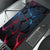 Large gaming Mouse Pad 90x40 Red Blue gradient design non-slip rubber sewn edge gaming desk mat keyboard gamers and office work