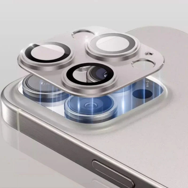 Camera Lens Protector For IPhone 15 16 Pro Max Metal Lens Ring Case Glass For IPhone 16 15 Plus 15 Pro Max Protective Lens Cap
