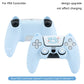 GeekShare PS5 Controller Case Set Silicone Cute Cat Thumb Grip Caps + PS5 Controller Shell Cover + Stiker For SONY Playstation 5
