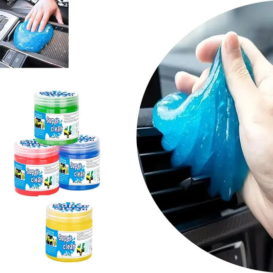150g Super Dust Clean Clay Dust Keyboard Cleaner Slime Toys Cleaning Gel Car Gel Mud Putty Kit USB for Laptop Cleanser Glue